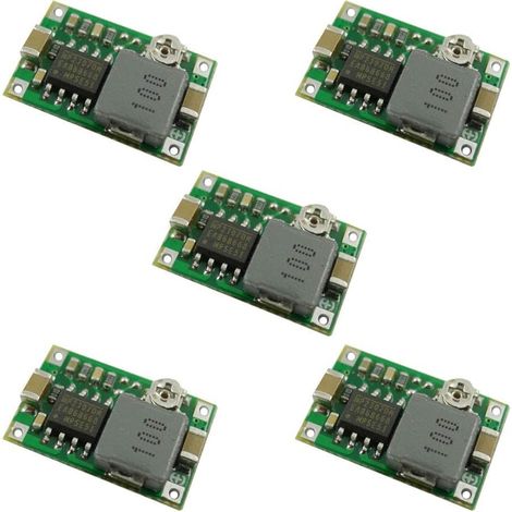 5PCS Convertisseur abaisseur de tension Régulateur de tension DC 4.75-23V à 1.0-17V Régulateur de tension ajustable Modules d'alimentation (1/5)
