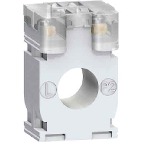 Transformador de intensidad TI 40/5A tipo CC 21mm - alta resistencia y 5 amperios de intensidad.