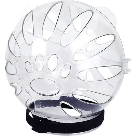 Masque facial transparent et respirant à capuche ajustable pour chat, muselière de toilettage pour chat et chien, outils de déguisement pour animaux de compagnie (1/5)