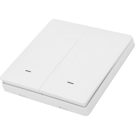 Interrupteur intelligent à deux voies pour éclairage domestique, contrôleur d'appareils électroniques ignifugé pour ZigBee (1/5)