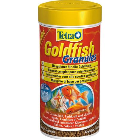 Aliment granulé de poissons rouges pour poissons rouges