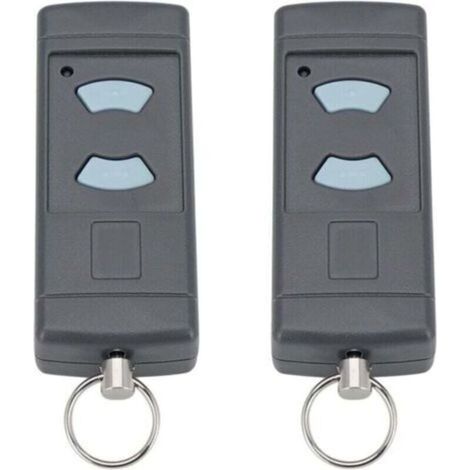 Pack de de 2 pièces de rechange pour émetteur de garage avec bouton bleu 868 , XU,MHz pour HORMANN HSE2-868 HSM4-868 HSE4-868 compatible avec Tubauto HSM4-868 HS4-868 - (1/4)