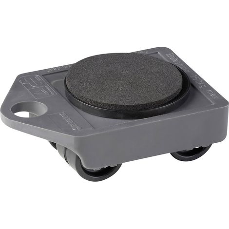Meister Werkzeuge 0820010 Transportroller Kunststoff Traglast (max.): 150 kg 106 mm x 75 mm x 38 m