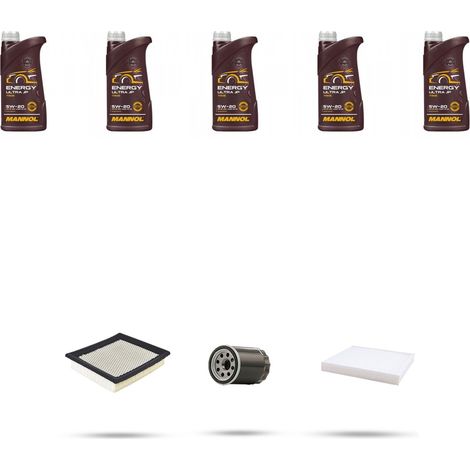 Kit tagliando 3 FILTRI e 5L OLIO compatibile con Fiat Freemont 2.4 125kw dal 2011 (1/5)