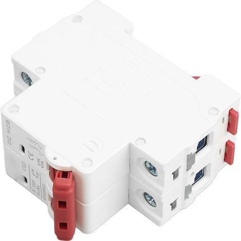 Le nouveau disjoncteur DZ47s-63Z C63 DC 1000V 2P DC, disjoncteur miniature 63A pour systèmes photovoltaïques solaires, montage sur rail DIN, capacité de coupure basse tension 6000A. (1/5)