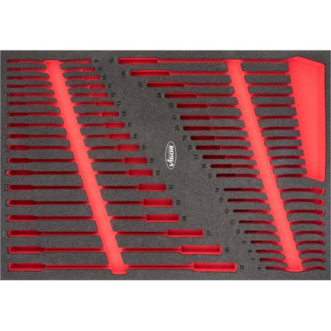 VIGOR Weichschaum-Einlage, leer V6807-L (1/2)