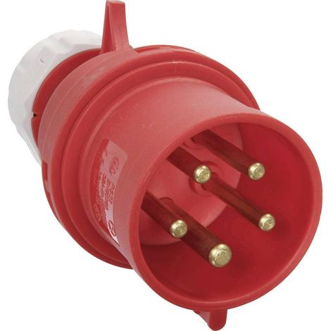 Enchufe macho CEE - 16 A - 5 polos - 400 V - 60420