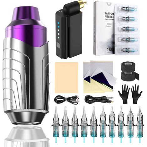 Malerei-Maschinen Malerei-Set Malerei-Stift Rücken Lippen Drahtlose, Geeignet für Anfänger und professionelle Tätowierer, KINSI (1/5)