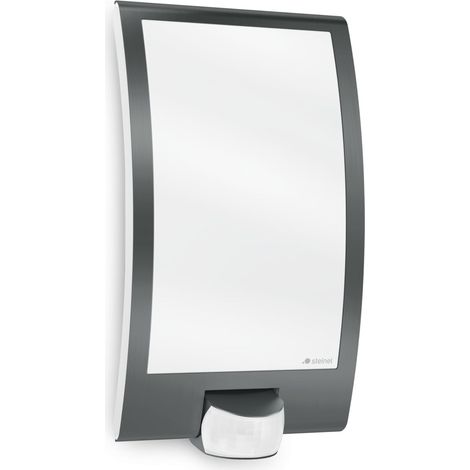 Applique murale avec détecteur de mouvement gris anthracite - Luminaire extérieur avec capteur de présence portée 10m - Lampe extérieure 60 W (1/5)