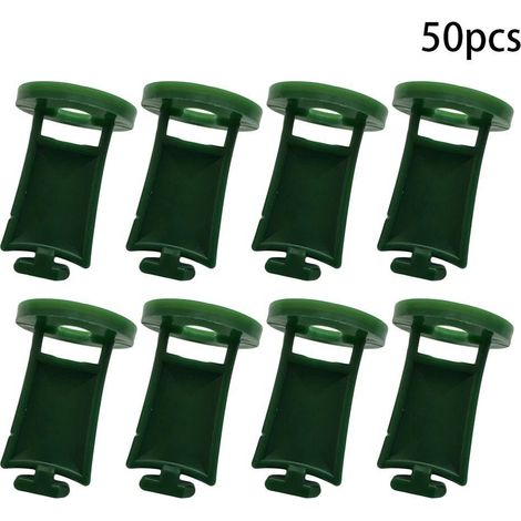Lot de 50 clips de fixation en forme de I pour serre, extension de serre (1/5)