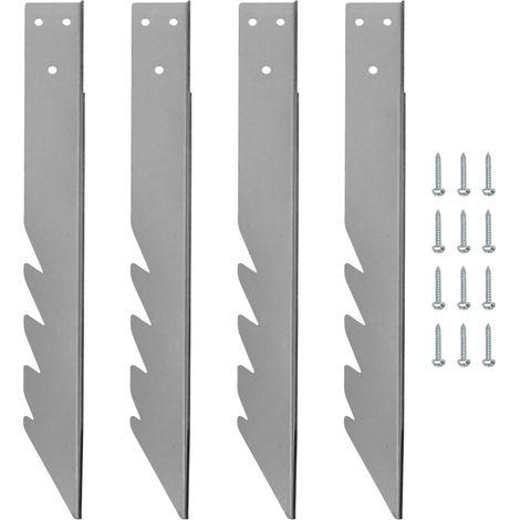 Kit d'ancrage au sol en acier galvanisé pour balançoire, cadre d'escalade, équipement de jeu de jardin, résistant aux intempéries, 400 mm (1/5)