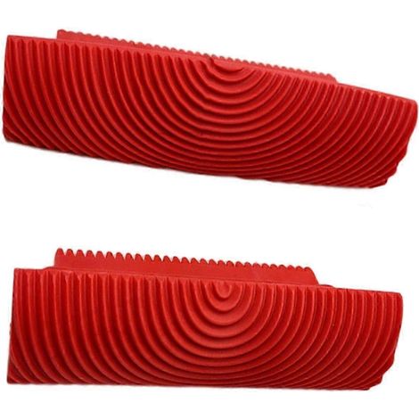 Ensemble de 2 outils à effet bois. Peinture résistante à l'usure imitant la texture du bois pour la décoration de meubles, murs, chambres et sols.-Style D