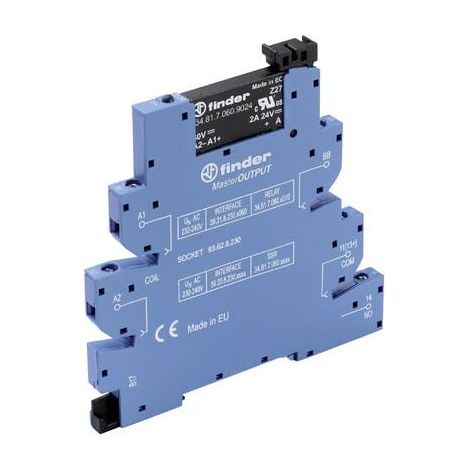 Interface statique masterOUTPUT 1NO 2A IN : 240V AC OUT : 230V AC à cage FINDER 392082308240