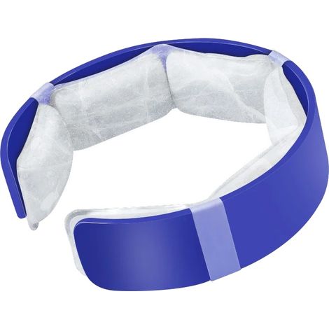 Collar refrigerante, diseño portátil, alivio eficaz del calor, azul. (1/2)