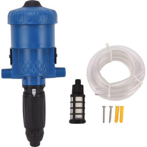 Connecteur fileté mâle G3/4, injecteur d'engrais hydraulique réglable, pompe doseuse pour jardin, élevage et industrie, débit 0,2%-2% (rapport 1:50-1:500). (1/5)