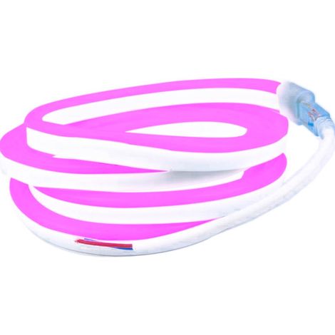Profesional 12V EPISTAR 2835 120 LED/m 5 metros Cinta LED flexible de neón Profesional 12V EPISTAR 2835 120 LED/m 5 metros Rosa   Longitud: 5 metros - Transformador: No se incluye la fuente de aliment