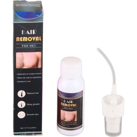 Spray dépilatoire EELHOE - Spray dépilatoire doux et indolore pour les aisselles et les zones sensibles, boîte de 30 ml pour hommes. (1/5)