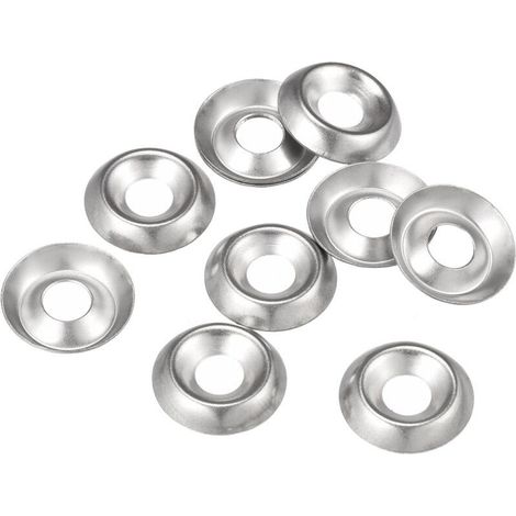 Beijiyi – Rondelle cuvette inox 304 – Diamètre extérieur 13,5mm – Lot de 100 pièces – Résistance à la corrosion pour connexions électriques - 100pcs (1/4)