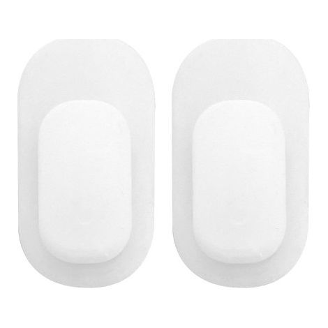 SET 2 GANCI IN PLASTICA 3X1,5XH5,5CM BIANCHI