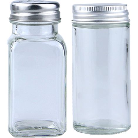 Bouteille Assaisonnement - Bocal Verre Résistant Humidité - Pour Barbecue et Cuisine - Lot de 1 (1/5)