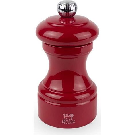 Peugeot Bistro Macinasale 10cm Rosso Legno Laccato