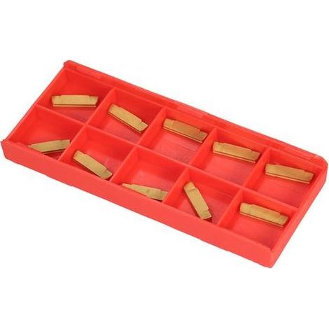 10 pz/scatola MGMN200-G : inserti in carburo di 2 mm di larghezza-per utensili per scanalatura e troncatura su tornio MGEHR/MGIVR (1/5)