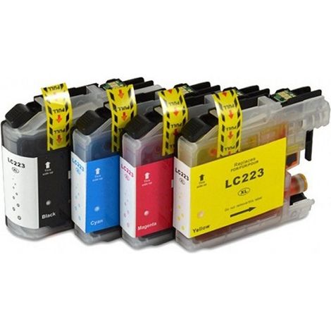 Tinta compatible Dayma para BROTHER LC223 Cian pag.