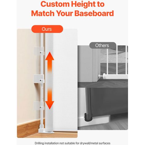 Barrière de Sécurité Extensible Clôture en Maille 145 cm de Large (1/5)