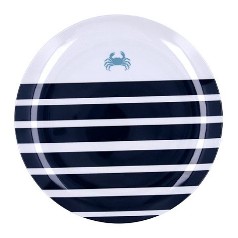 MELAMINA ATLANTIC QD. PLATO LLANO 25CM. - EHLIS