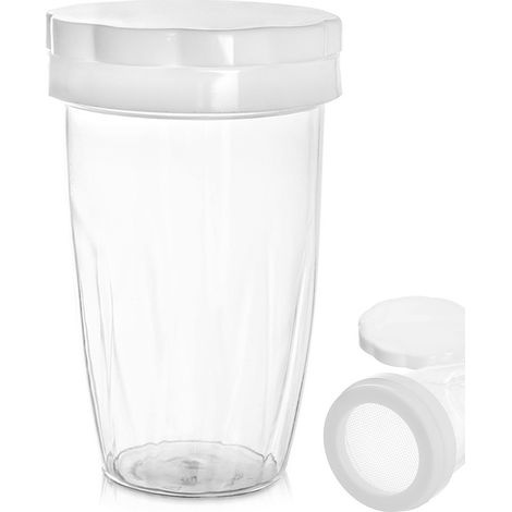 Recipiente con colador para azúcar glas y canela 250 ml