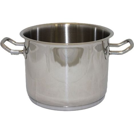 Borella 1422 Veronica Pentola Acciaio Inox 18-10 diametro 30 cm Induzione colore Acciaio
