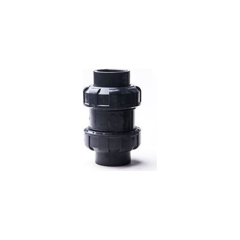 BRAVIX Clapet anti retour a boule clapet piscine clapet antiretour anti refoulement pvc vanne soupape anti retour (Diamètre intérieur 32mm) (1/5)