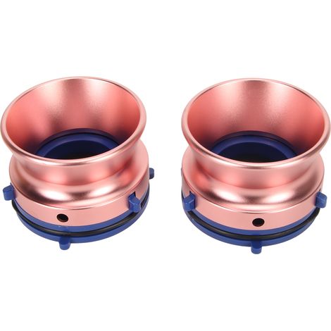 1/4 10in Ouvre-bouteille en alliage d'aluminium poli, adaptateur universel de moyeu NAB pour Studer ReVox B67, Akai, Teac, couleur or rose (1/5)