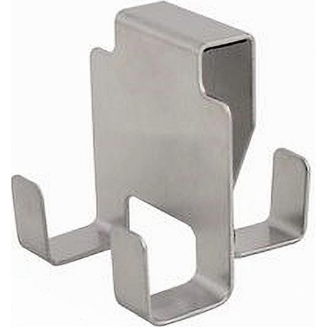 TRADE SHOP - Gancio Bifacciale Per Porta Box Doccia Con 3 Ganci Accappatoio Telo Bagno 87767 -