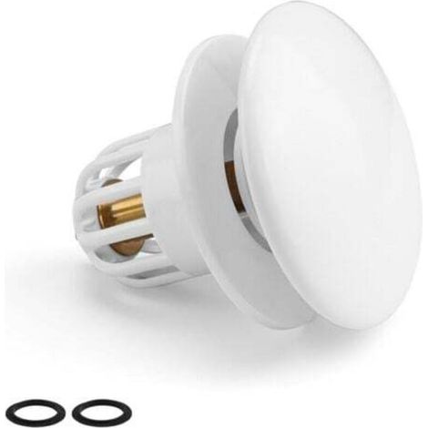 Universeller Pop-up-Ablaufstopfen für Badewanne und Waschbecken – Herausnehmbares Sieb, kompatibel mit Waschbecken von 34 bis 40 mm Durchmesser (1/5)