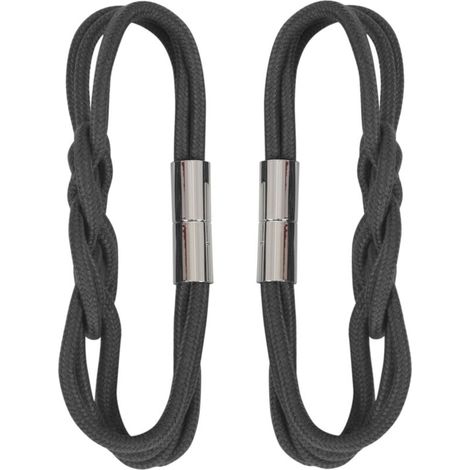 Set di 2 fermatende magnetici in stile europeo, supporto magnetico per finestra, grigio scuro (1/4)