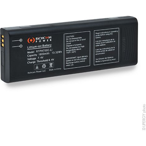 NX - Batterie talkie walkie Pour EADS Tetra TPH700 7.4V 1800mAh - TPH700HR7742A (1/2)