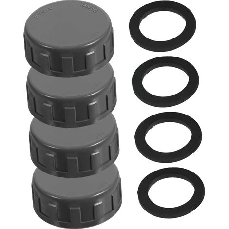 Cabilock Lot de 4 bouchons PVC avec rondelle pour une étanchéité (1/5)