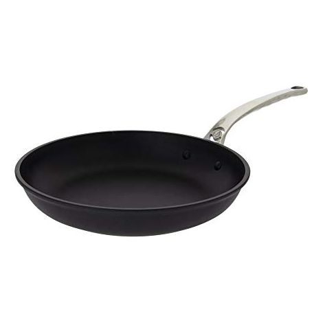 DE BUYER 830028 Choc Extreme Padella Antiaderente in Alluminio Pressofuso Diametro 28 cm Forno e Induzione Colore Nero (1/2)