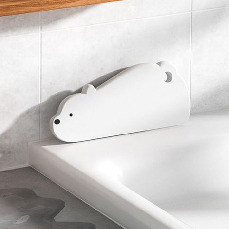 Grattoir De Comptoir en Silicone, Grattoir Flexible pour Cuvette, Grattoir À pour Le Nettoyage des Vitres De Salle De Bain, pour Cuisine, Éviers Fenêtres (1/4)