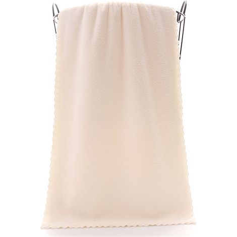 Serviette De Bain - Coton 100 % - 35 x 75 cm - Absorption Élevée - Pour Salle De Bain Gym Plage Piscine Spa - Lot De 1 (1/5)