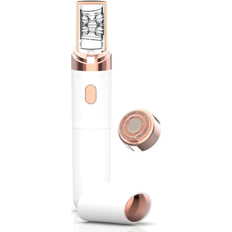Épilateur visage femme - Épilateur indolore, version améliorée, portable et rechargeable, pour le visage, les mains et les jambes. (1/5)