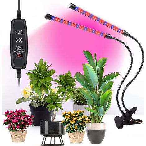 Lampe LED à spectre complet pour la croissance des plantes et la floraison, avec réglage par pince. (1/5)