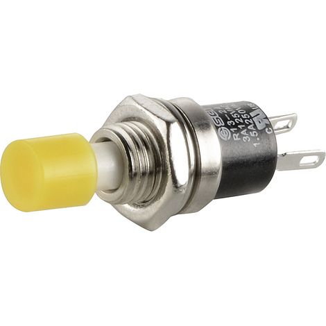 TRU COMPONENTS 1587870 TC-R13-24A1-05 YE Drucktaster 250 V/AC 1.5 A 1 x Aus/(Ein) tastend    1 St.