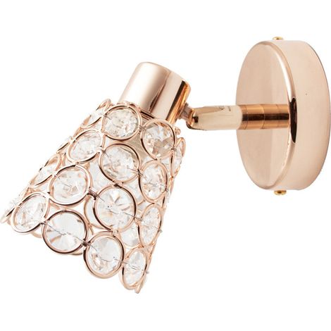 Applique Candellux Glossy 91-97432 oro rosa cristallo (1/2)