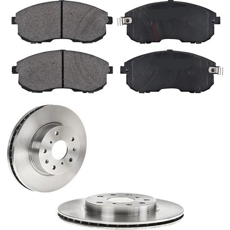 KIT FRENI ANTERIORI compatibile con SUZUKI SX4 / SX4 CLASSIC (EY,GY) - DISCHI + PASTIGLIE OEM: P 23 126 , P 23 105 / 18102 , 17707 /SOSTITUZIONE DIRETTA/BASSA POLVERE/SILENZIOSO