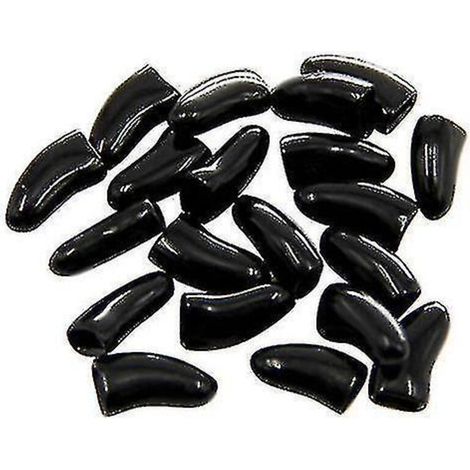 40 protège-griffes souples pour chats et chiens avec applicateur de colle gratuit - XL (1/5)