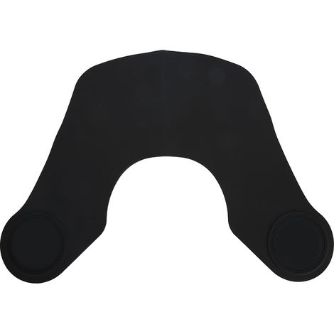 Cape de coiffure courte en silicone imperméable anti-adhérente pour coupes de cheveux