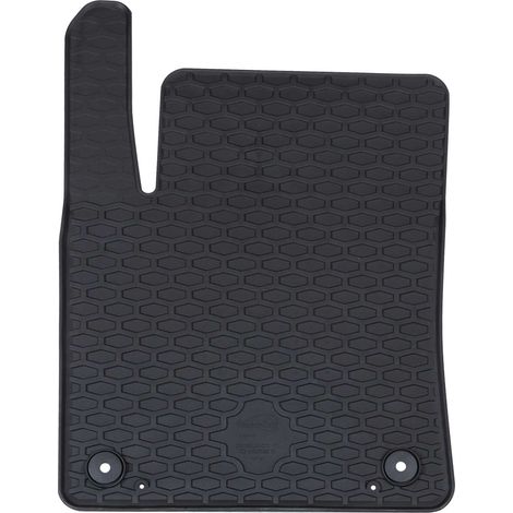 Tapis de voiture 4 pcs Noir Caoutchouc