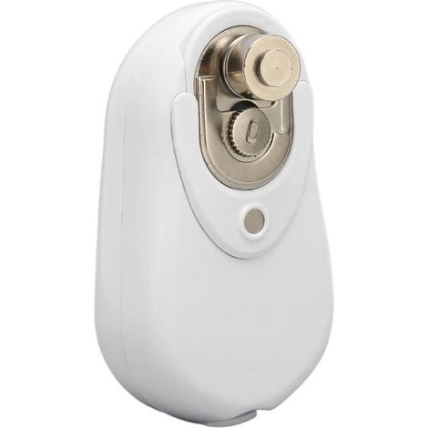 (Rosso) Apriscatole elettrico con funzionamento a un pulsante – QQMORA – Apriscatole – Apribarattoli – Rosso – Bianco – Plastica (1/4)